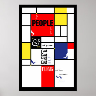 Poster Empreintes de pas