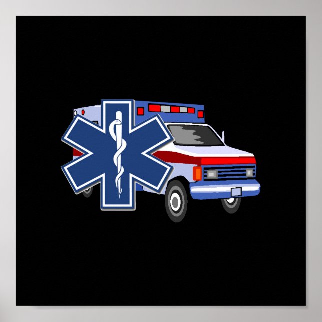 Poster EMS Ambulance (Devant)