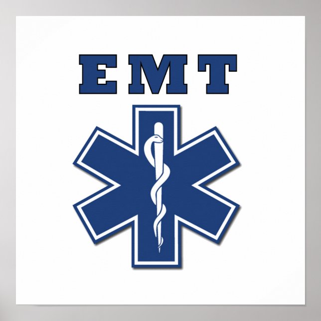 Poster EMT Star of Life (Devant)