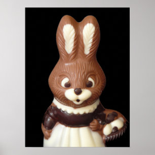 Poster en 3D Bunny de Pâques