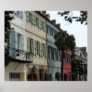 Poster en aquarelle Chareleston Imprimer