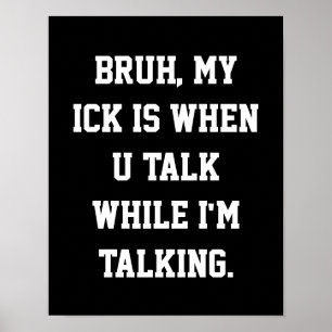 Poster en argot décoré de la salle de classe du co