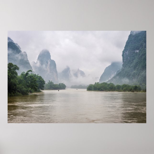 Poster En bas du fleuve Yangshuo (Devant)