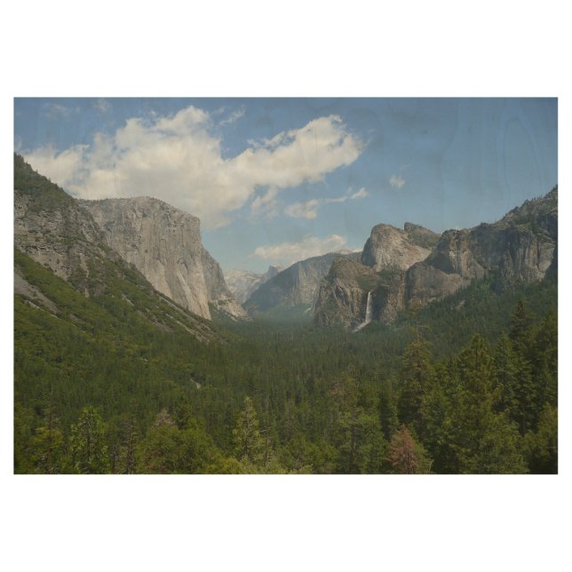 Poster En Bois Point d'inspiration dans le parc national Yosemite (Devant)