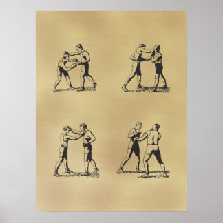 Poster en boîte vintage