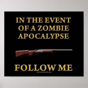 Poster En cas d'apocalypse zombie