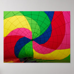 Poster en couleur de la Fiesta Balloon