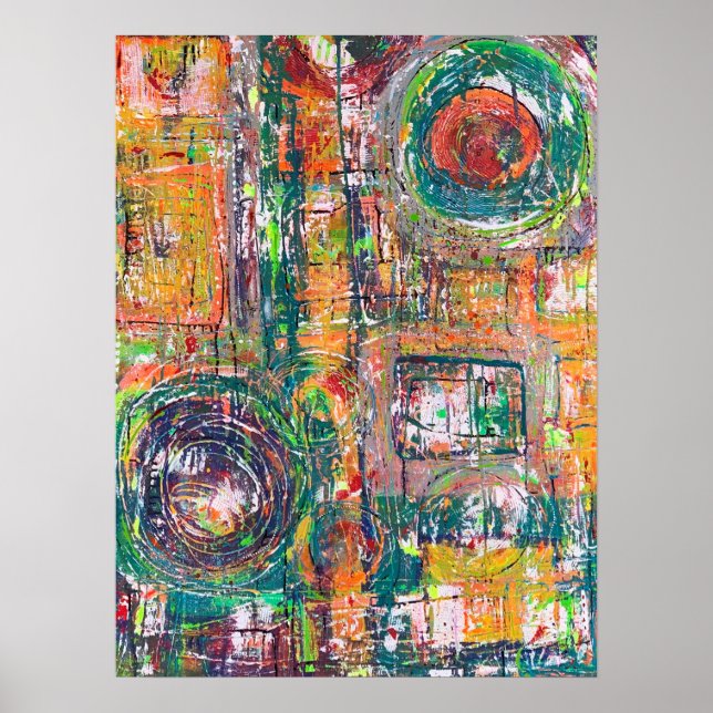 Poster en cuir 18 x 24 (Devant)