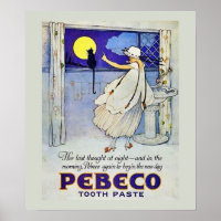 Poster en dentifrice vintage
