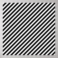 Poster en diagonale noir et blanc 12x12