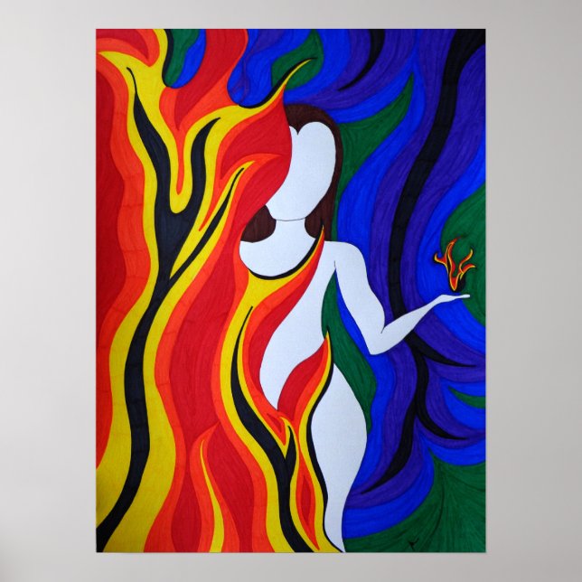 Poster En feu (Devant)