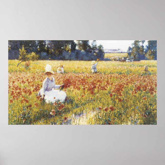 Poster En Flandre Field, Robert Vonnoh (Devant)