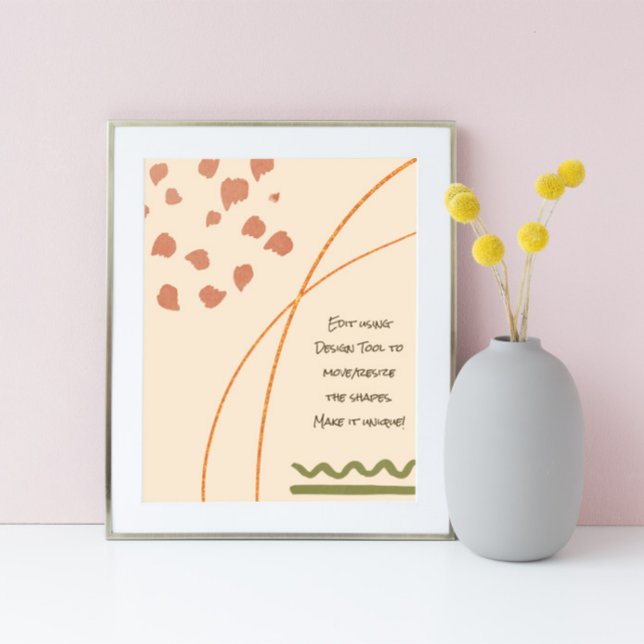 Poster en forme de Boho paisible (Créateur téléchargé)