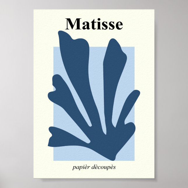 Poster en forme inspiré de Matisse (Devant)