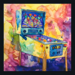 Poster en gras Pop Art Pinball Aquarelle #12<br><div class="desc">Ajoutez un peu de couleur à votre salle de jeux avec cette superbe machine à boules d'aquarelle! Cette pièce vibrante, inspirée de l'art pop, capte l'excitation et l'énergie du pinball avec son design audacieux et dynamique. Parfait pour le cadrage, c’est une pièce unique que les amateurs de flipper et d’art...</div>