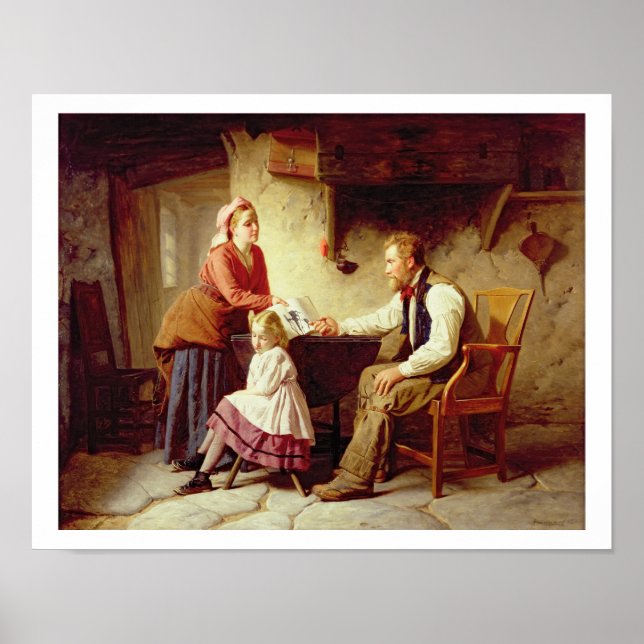 Poster En honte, 1875 (huile sur toile) (Devant)