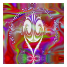 Poster en marbre Abstrait liquide coloré brillant