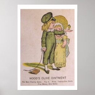 Poster en médecine vintage