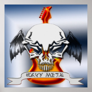 Poster en métal lourd