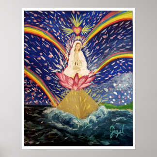 Poster en papier mat Divine Feminine Rising