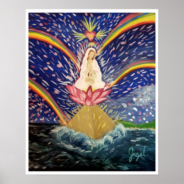 Poster en papier mat Divine Feminine Rising (Devant)