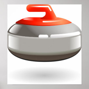 Poster en pierre de curling