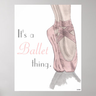 Poster en pointe