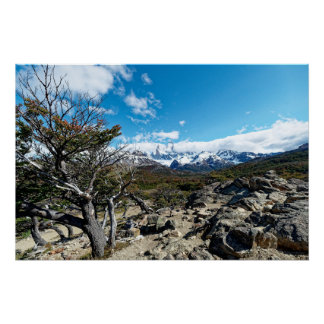 Poster En regardant vers le Mt Fizroy