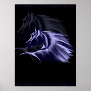 Poster en silhouette
