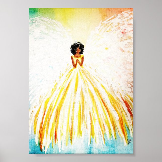 Poster en toile Angel Bright Premium (5x7) (Devant)