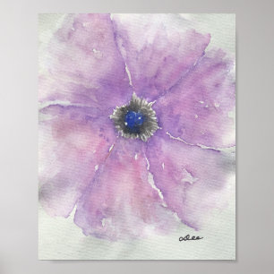 Poster en toile brillant Purple Passion Premium 8x