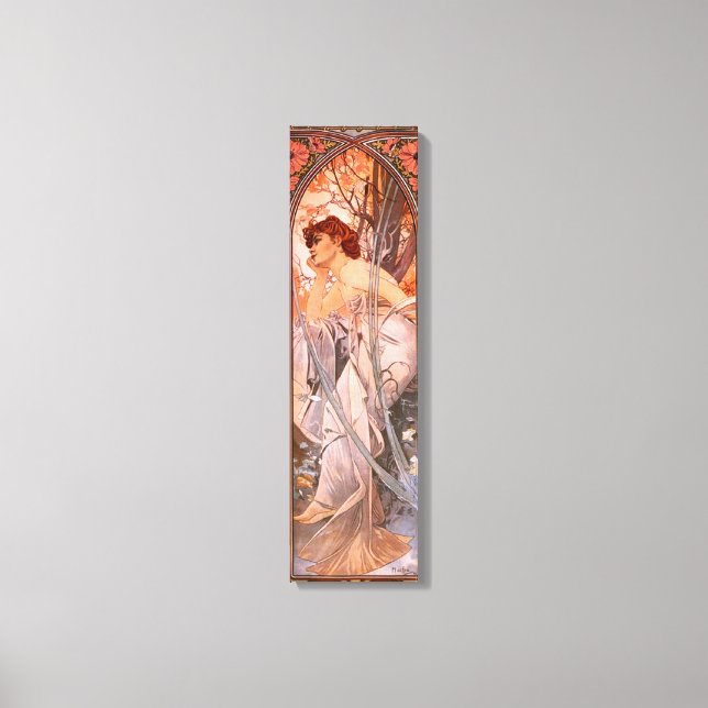 Poster en toile de la soirée Alphonse Mucha (Recto)