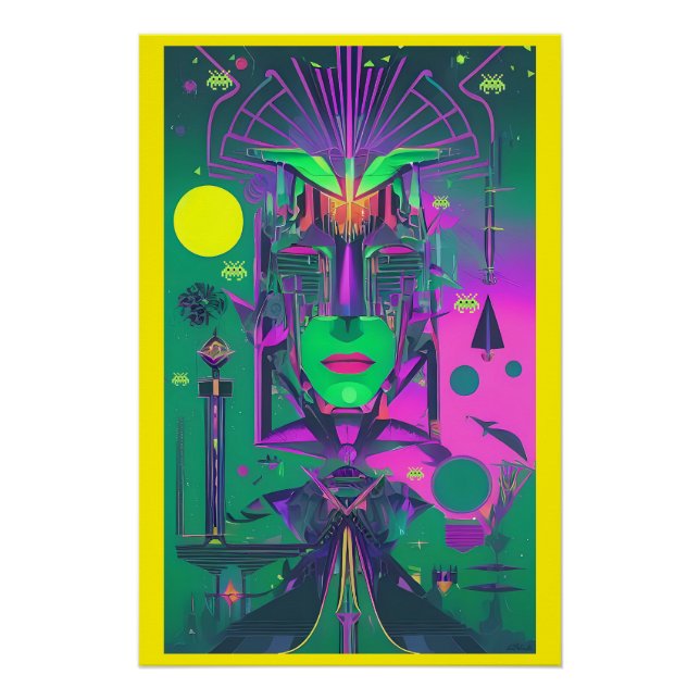 Poster en vichy Juno Lark (Devant)