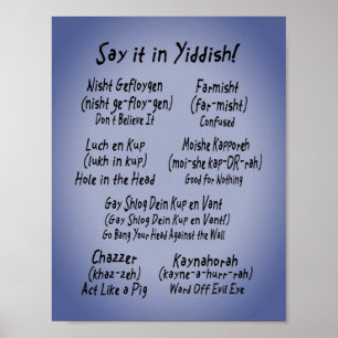 Poster En Yiddish