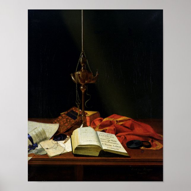 Poster Encore la vie avec une Bible, 1821 (Devant)