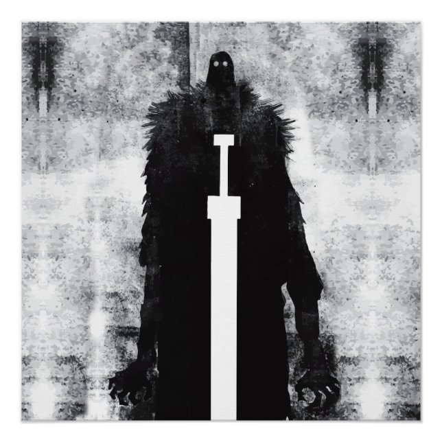 Poster Encre Talking Imaginaire V02 Un chevalier de l'enf (Devant)