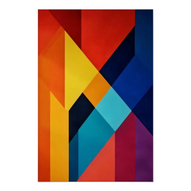 Poster Énergie géométrique (Devant)