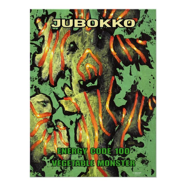 Poster Energy Code 100 – Monster Vegetable "Jubokko"  (Devant)