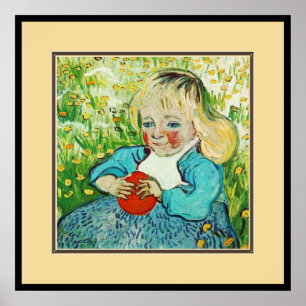 Poster Enfant avec orange, 1890. Vincent van Gogh
