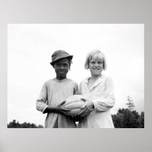 Poster Enfants à la Chambre de colline, Mississippi -