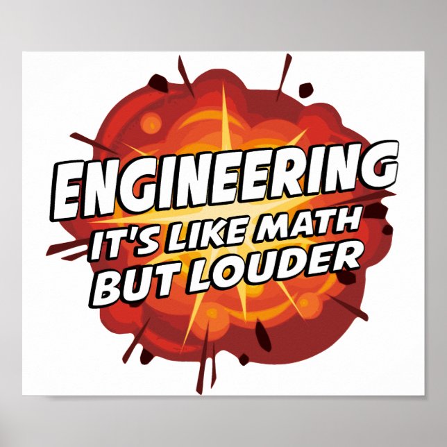 Poster Engineering - It's Like Math But Louder (Devant)