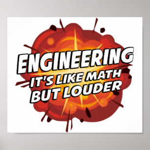 Poster Engineering - It's Like Math But Louder