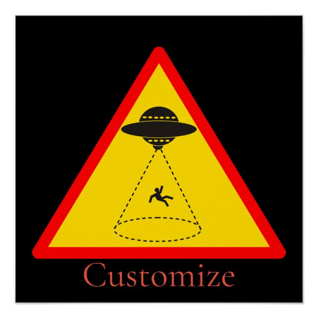 Poster Enlèvement d'Alien UFO Thunder_Cove (Devant)