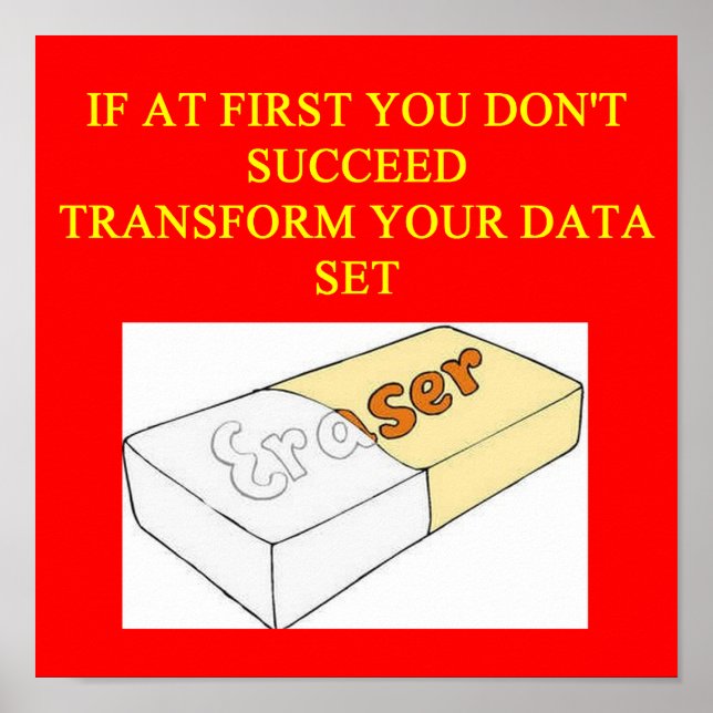 Poster ensemble de données mathématiques (Devant)