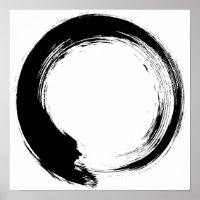 Poster Enso Zen Circle