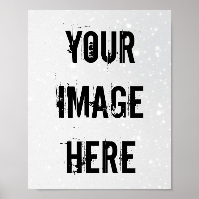 Poster entièrement personnalisable (Devant)