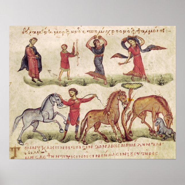 Poster Entraîneurs de chevaux (Devant)