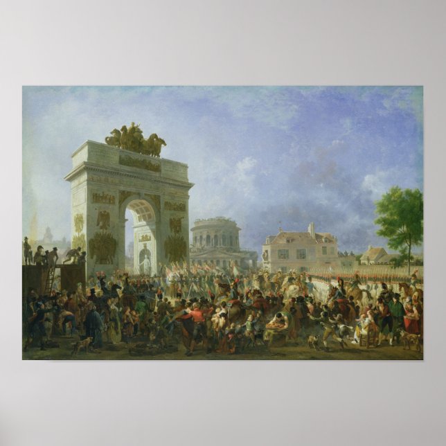 Poster Entrée de la Garde impériale à Paris (Devant)