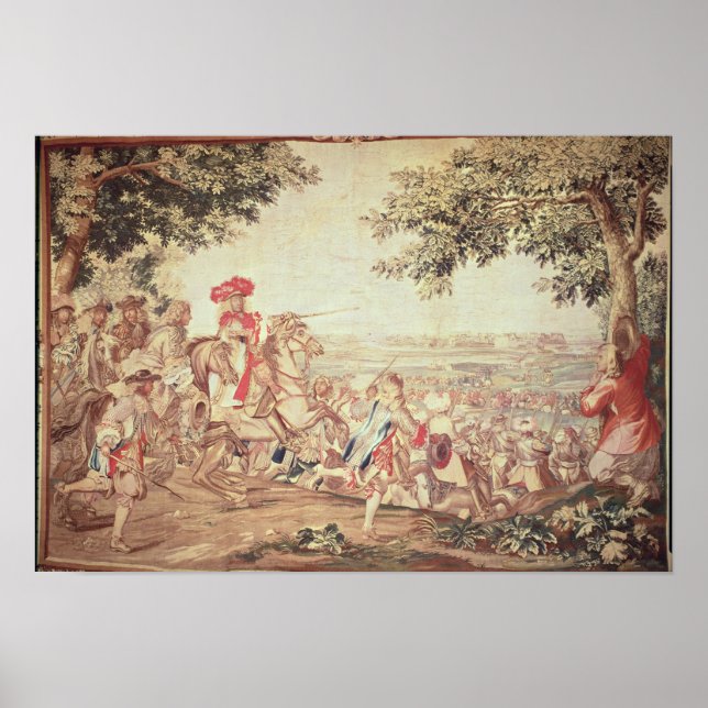 Poster Entrée de Louis XIV à Dunkerque (Devant)