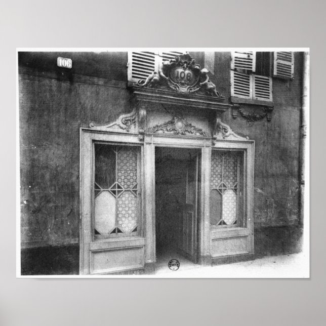 Poster Entrée d'un bordel à Paris (Devant)